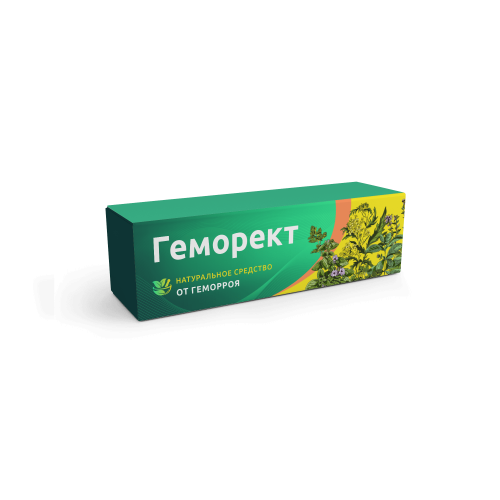 Геморект - геморройға арналған гель