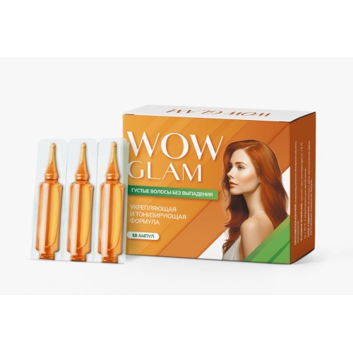 WOW GLAM - шашқа арналған ампулалар
